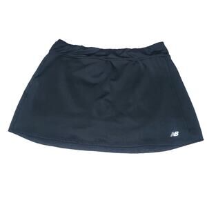 New Balance Skort Black Women's Size Medium Wrap Front Tennis Pickleball M
